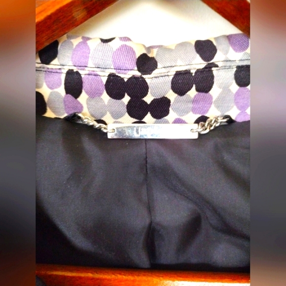 LIKE NEW Apt. 9 Polka Dot Trench Coat - Picture 6 of 8